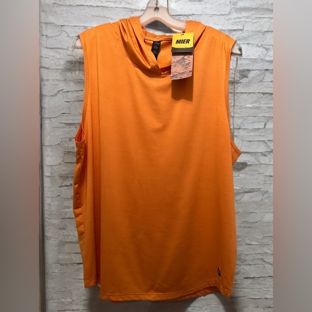 NWT Men's Sleeveless Tank Quick Dry Athleisure Muscle Top Gold Size XL - Picture 9 of 9